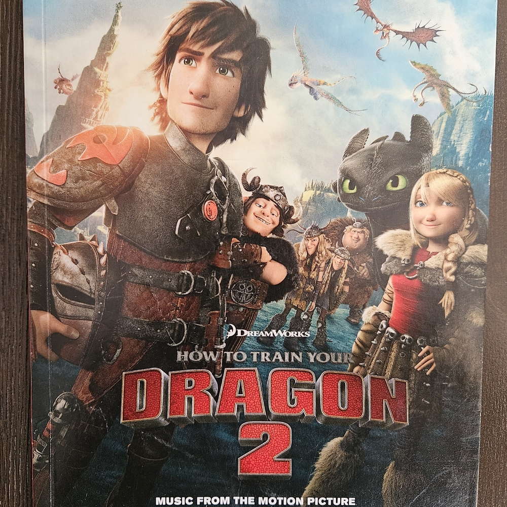 DreamWorks How to Train Your Dragon 2 Cover – Red, Black & Brown Illustration